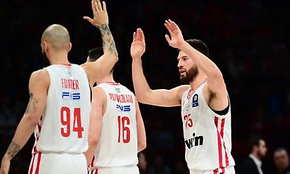 Έριξε κατοστάρα στον ΠΑΟΚ και ετοιμάζεται για τη γαλλική εβδομάδα της Ευρωλίγκας ο Ολυμπιακός