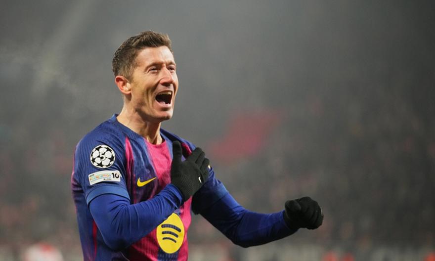 Ο Λεβαντόφσκι ψάχνει γκολ με τη Νιούκαστλ για να ξεπεράσει τον Μέσι σε ένα σπουδαίο ρεκόρ στο Champions League