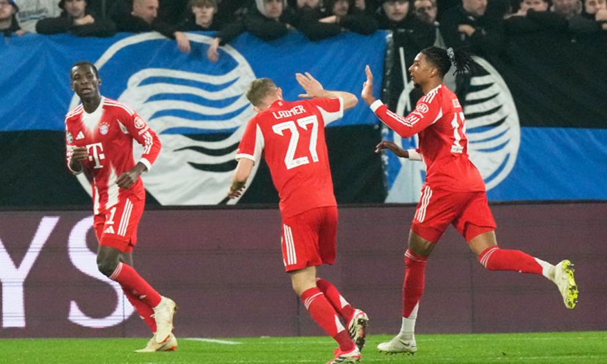 Υπερηχητική Μπάγερν στο Μπέργκαμο: Προηγείται με 3-0 της Αταλάντα από το 25'!