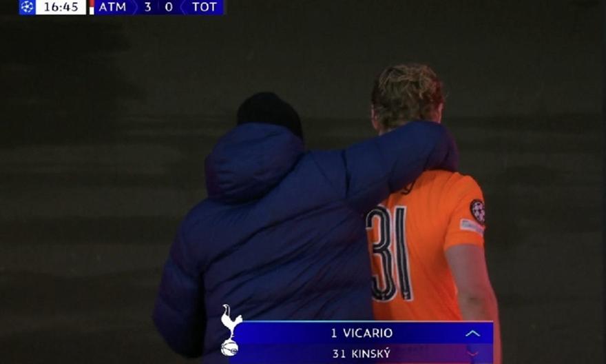 Η Ατλέτικο διαλύει με τεσσάρα τη θλιβερή Τότεναμ στα πρώτα 22 λεπτά - Έγινε αλλαγή ο γκολκίπερ Κίνσκι και έφυγε έξαλλος!