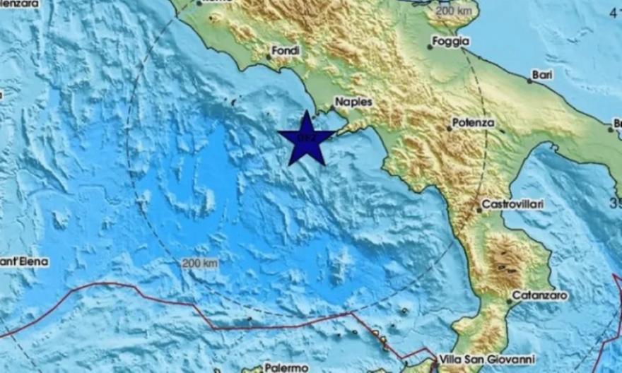 Σεισμός 5,9 βαθμών ανοιχτά της δυτικής ακτής της Ιταλίας κοντά στο Κάπρι