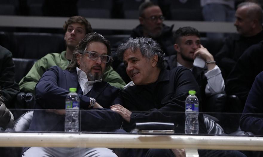 Μυστακίδης - Τρινκιέρι παρέα στο «Παλατάκι» για τον ΠΑΟΚ