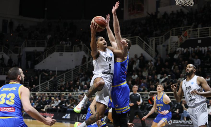 Τα highlights από τον ελληνικό προημιτελικό του FIBA Europe Cup ανάμεσα σε ΠΑΟΚ και Περιστέρι