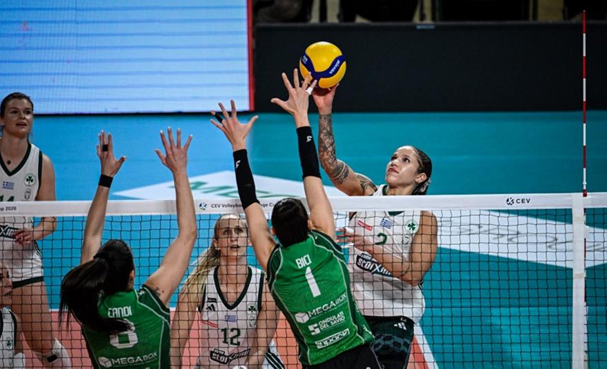 Ο πρώτος τελικός του «τριφυλλιού» για το Challenge Cup γυναικών: Bαλεφόλια-Παναθηναϊκός 2-2 σετ