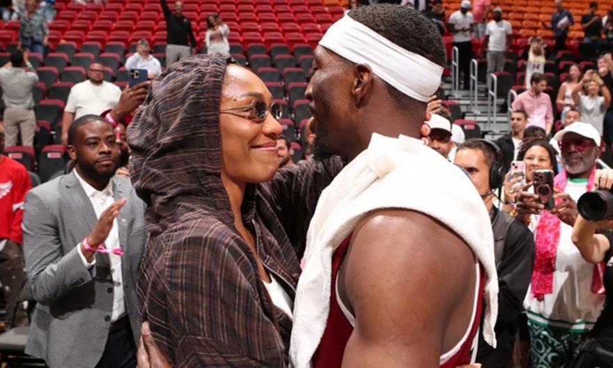 Η αφιέρωση του Αντεμπάγιο στην σύντροφό του, την θρύλο του WNBA Έιτζα Γουίλσον