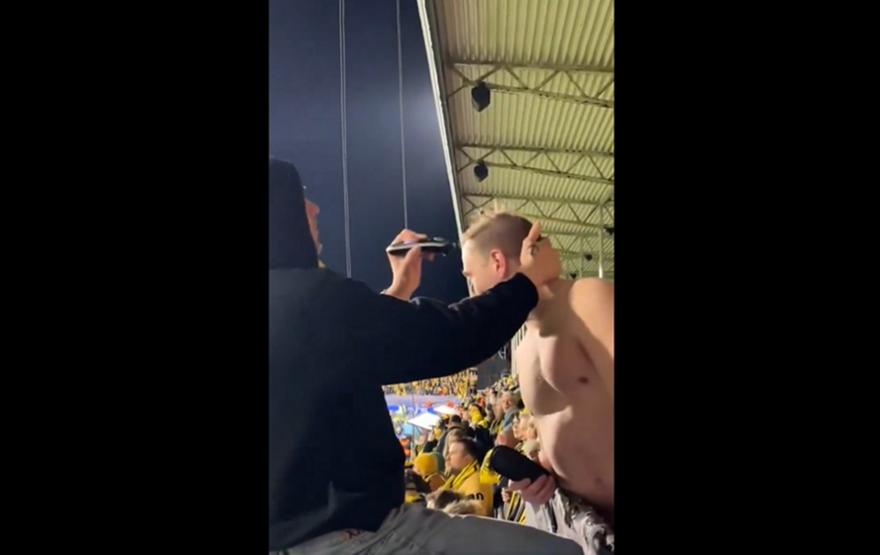 Η Μπόντο έφτασε τις 5 σερί νίκες στο Champions League και οπαδός κουρεύτηκε στο γήπεδο την ώρα του αγώνα!