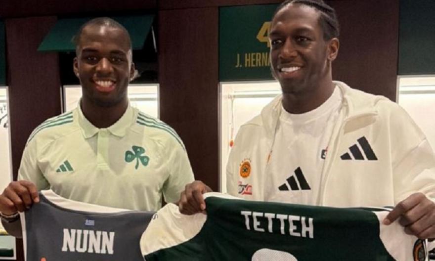 Ξεδίπλωσε υπογεγραμμένη φανέλα του Ναν ο Τετέι: «Μου αρέσει πάρα πολύ ο μπασκετικός Παναθηναϊκός και τον παρακολουθώ»