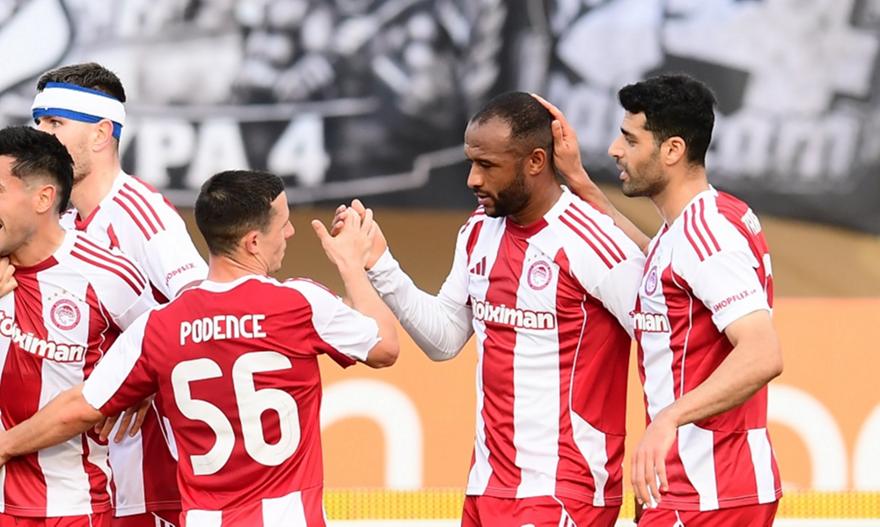 Γιόρτασε την ανανέωση με εκπληκτική κεφαλιά ο Ελ Κααμπί και έβαλε μπροστά τον Ολυμπιακό στο Ηράκλειο!