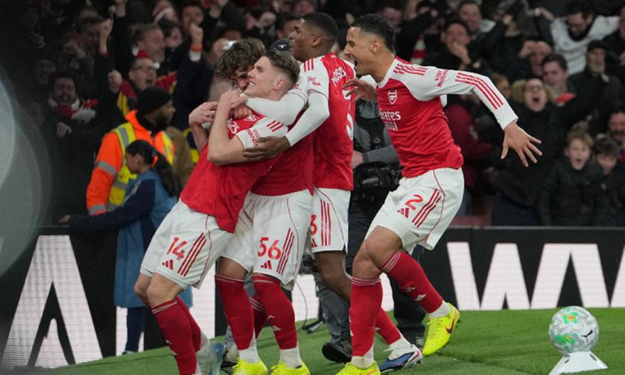 Έκαμψε την αντίσταση της Έβερτον με δύο γκολ στο φινάλε η Άρσεναλ!