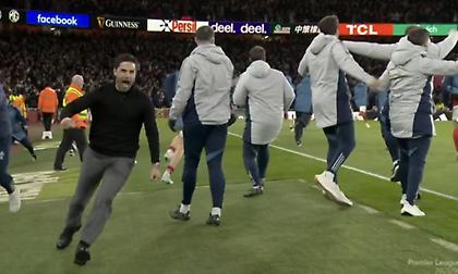 Ξέσπασμα Αρτέτα αλά Μουρίνιο στο 2ο γκολ της Άρσεναλ με την Έβερτον