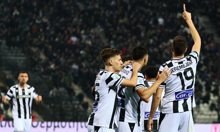 ΠΑΟΚ που ανεβαίνει, ξεμπέρδεψε ρίχνοντας «σβηστή» τριάρα στον Λεβαδειακό