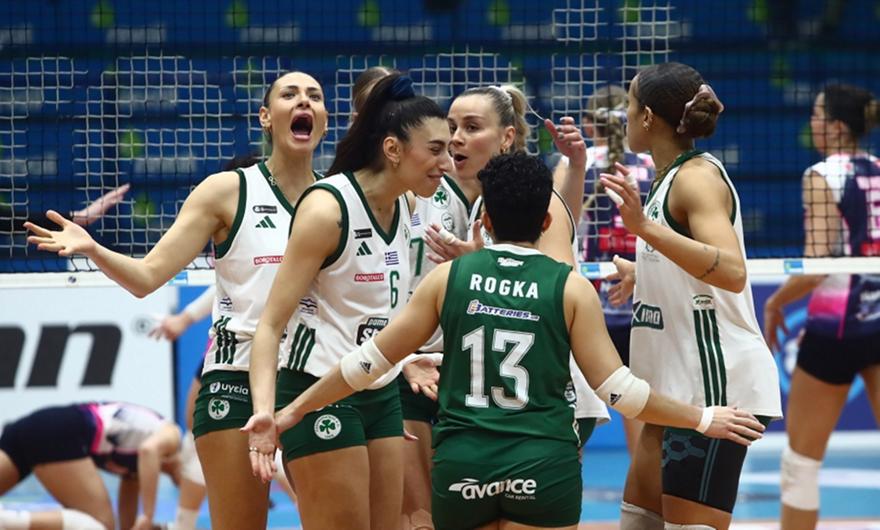 Κλείδωσε πρωτιά πριν τον μεγάλο τελικό ο Παναθηναϊκός - Δύσκολες νίκες στο tie break για Ολυμπιακό και Πανιώνιο