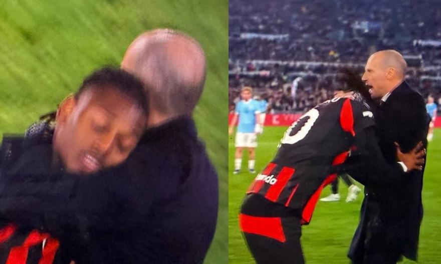 Ο Λεάο δεν ήθελε να βγει κι απωθούσε τον Αλέγκρι που πήγε να τον ηρεμήσει!