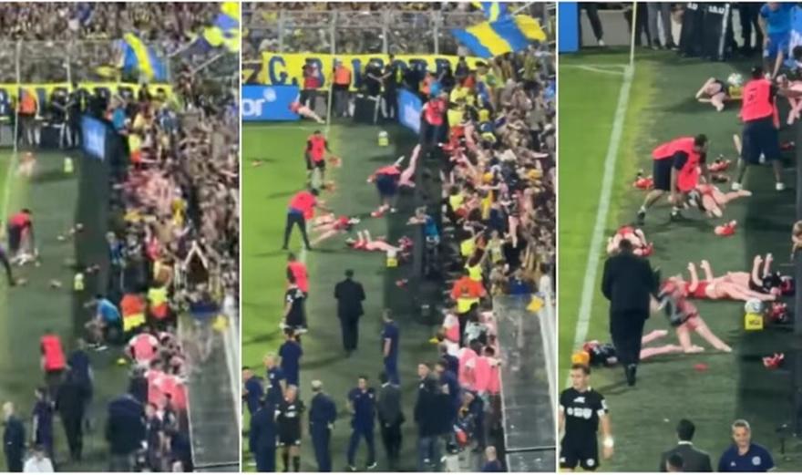 Οπαδοί της Ροσάριο Σεντράλ πέταξαν στο γήπεδο φουσκωτές κούκλες του σεξ με φανέλες της Νιούελς Ολντ Μπόις