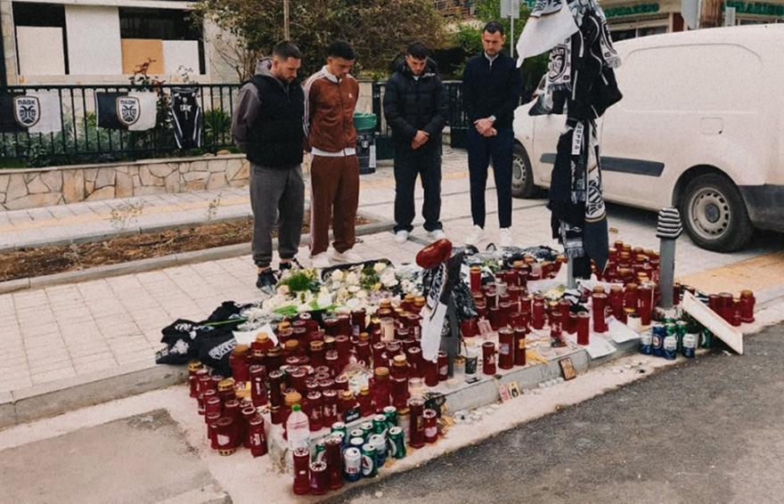 Καρυπίδης και παίκτες τίμησαν τη μνήμη του Κλεομένη