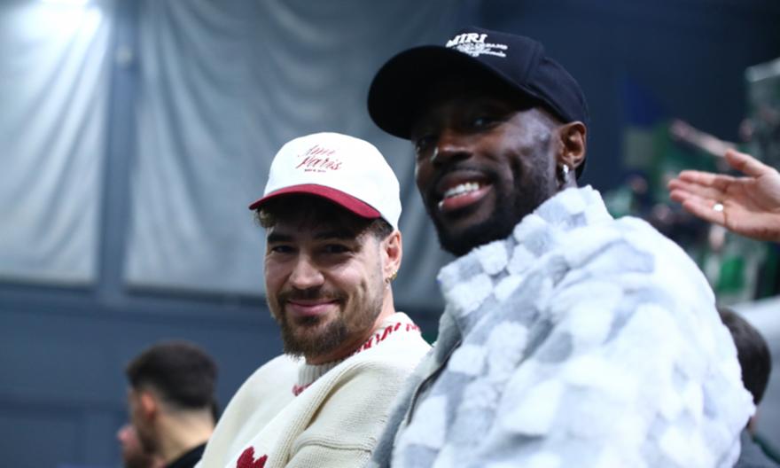 Χουάντσο και Γκραντ παρακολουθούν από κοντά τον μεγάλο τελικό του Παναθηναϊκού με τη Βαλεφόλια!