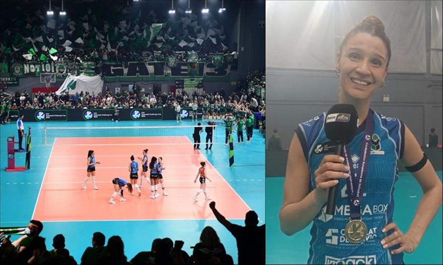 Λαζάρo στο sport-fm.gr: «Απίθανη ατμόσφαιρα των φίλων του Παναθηναϊκού - Είμαι πολύ χαρούμενη για το τρόπαιο»