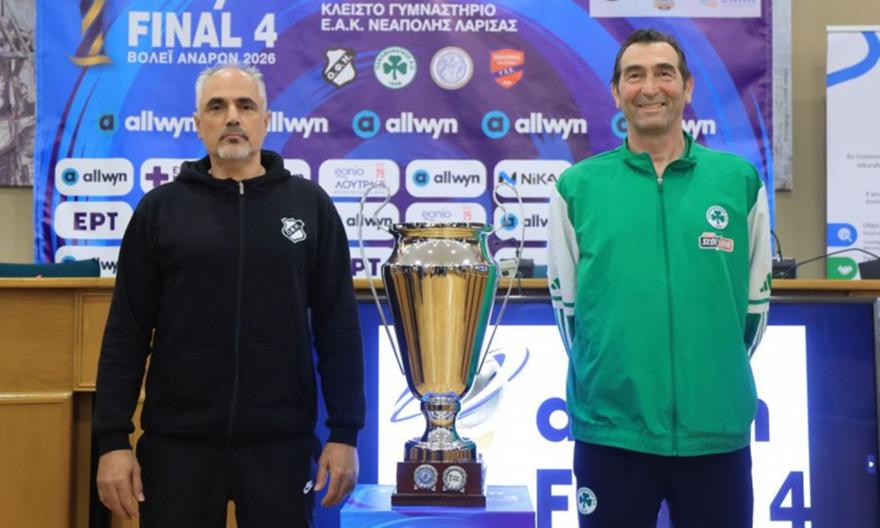 Βγαίνουν οι δύο φιναλίστ του Κυπέλλου βόλεϊ ανδρών