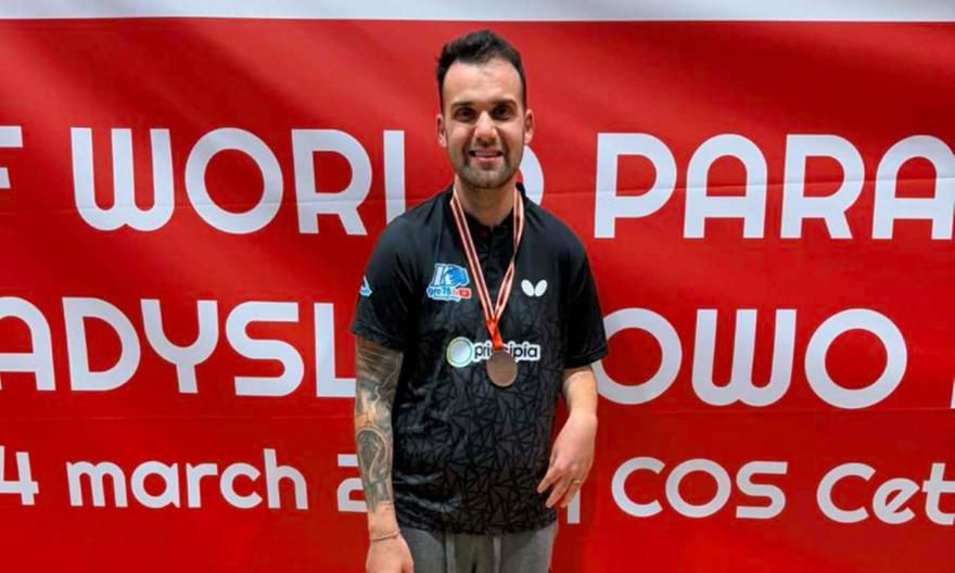 Στις θέσεις 5-8 της κλάσης 6 ο Μουχθής στο World Para ΤΤ Challenger της Ιταλίας