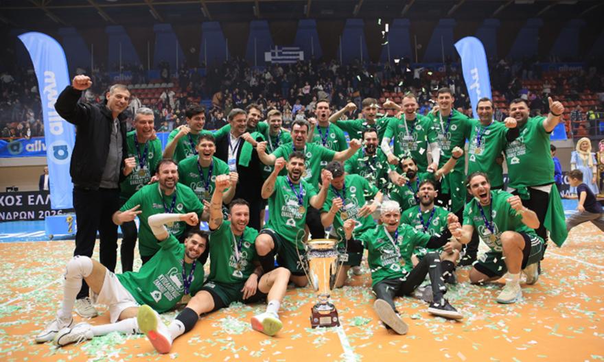 Η «Χρυσή Βίβλος» του Κυπέλλου Βόλεϊ Ανδρών: Έφτασε τις 7 κατακτήσεις ο Παναθηναϊκός!