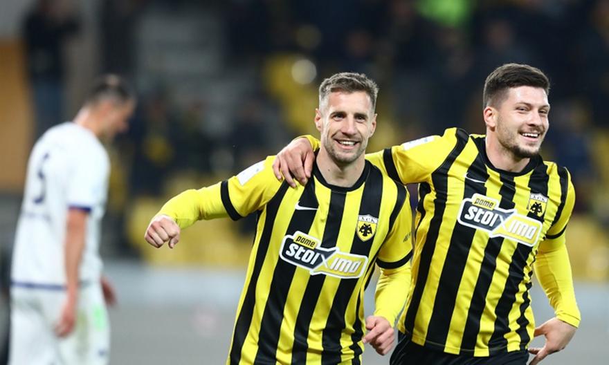 Στον κιτρινόμαυρο χορό των γκολ και ο Βάργκα για το 3-0 της ΑΕΚ