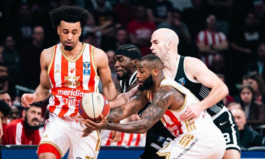 Πήρε το ντέρμπι του Βελιγραδίου με κατοστάρα ο Ερυθρός - Άγγιξε το triple-double ο Καλάθης!