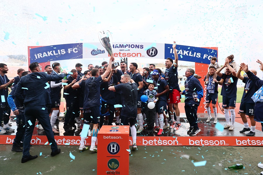 Ηρακλής: Σήκωσε την κούπα του πρωταθλητή και επιστρέφει εκεί που ανήκει