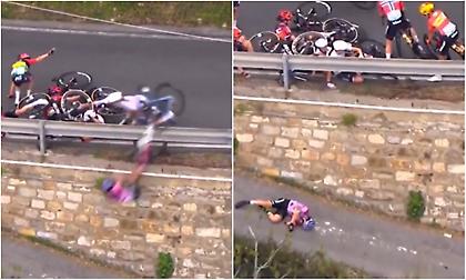 Σοκαριστικός τραυματισμός αθλήτριας στον ποδηλατικό γύρο του Μιλάνο