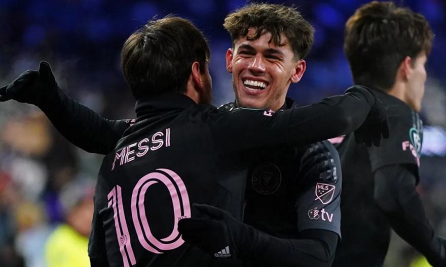 Η ασίστ του Νόα Άλεν στο γκολ που έδωσε τη νίκη στην Ίντερ Μαϊάμι με τη Νιου Γιορκ Σίτι