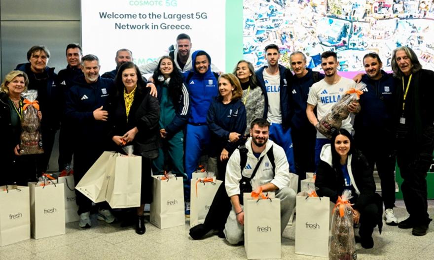 Επέστρεψε στην Ελλάδα η αποστολή της Εθνικής στίβου