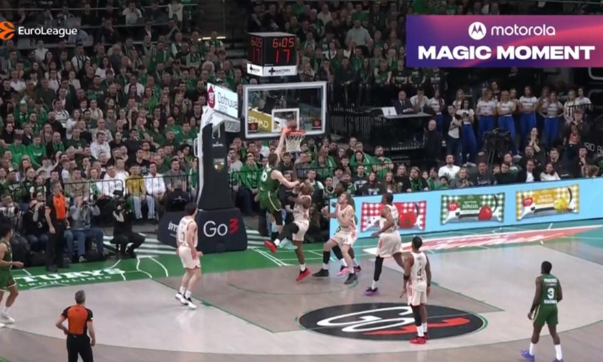 Το απίθανο poster κάρφωμα του Τουμπέλις θέτει υποψηφιότητα για τη φάση της χρονιάς!