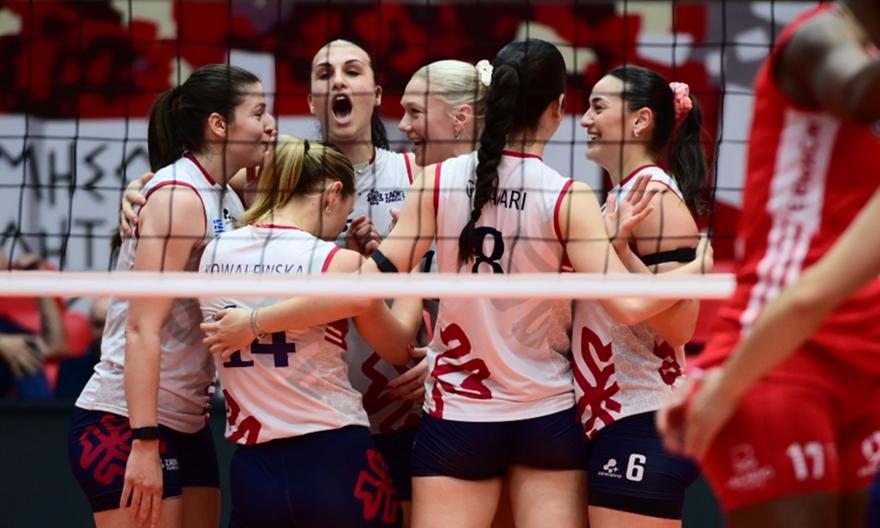 Έριξε στο καναβάτσο τον Ολυμπιακό ο εκπληκτικός ΖΑΟΝ και έκανε το 1-0 στα προημιτελικά της Volley League!