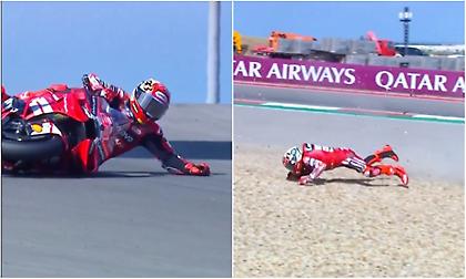 Τρομακτική πτώση για τον Μαρκ Μάρκεθ με 191 χλμ. την ώρα!