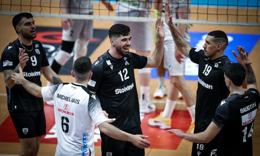 Σούπερ ανατροπή του ΠΑΟΚ και στα ίσα η ημιτελική σειρά με τον Μίλωνα