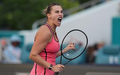 Η Σαμπαλένκα το σήκωσε και στο Μαϊάμι-Άνοιξε... διάλογο με την «εχθρική» κερκίδα