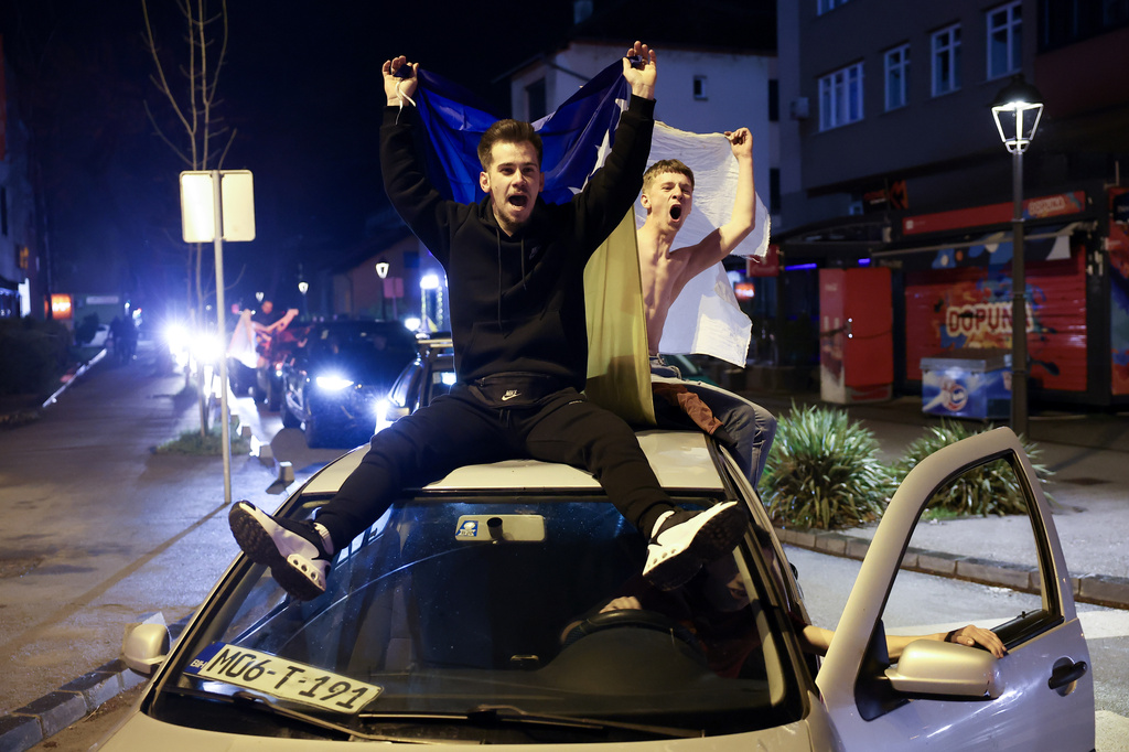 Βοσνία: Ασύλληπτοι πανηγυρισμοί μετά την πρόκριση επί της Ιταλίας