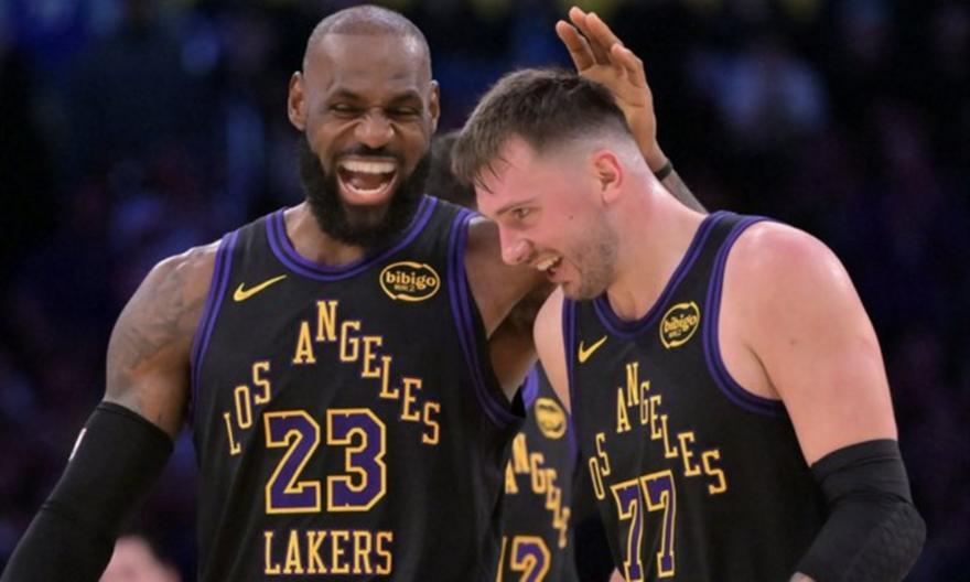 ΛεΜπρόν και Ντόντσιτς έγραψαν ιστορία με τρία ρεκόρ στη νίκη των Λέικερς!