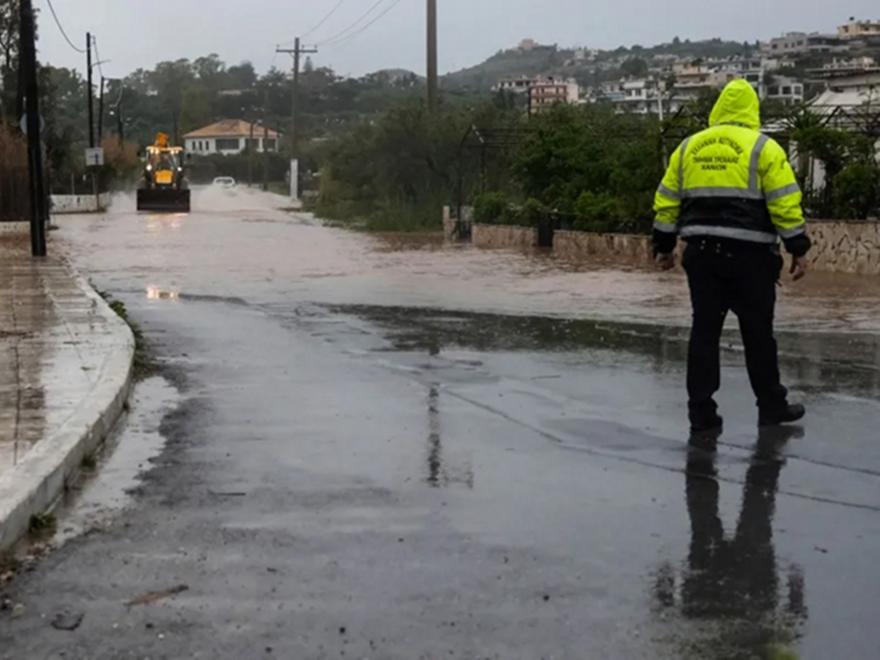 Σε αυξημένη ετοιμότητα η Κρήτη λόγω της κακοκαιρίας Erminio