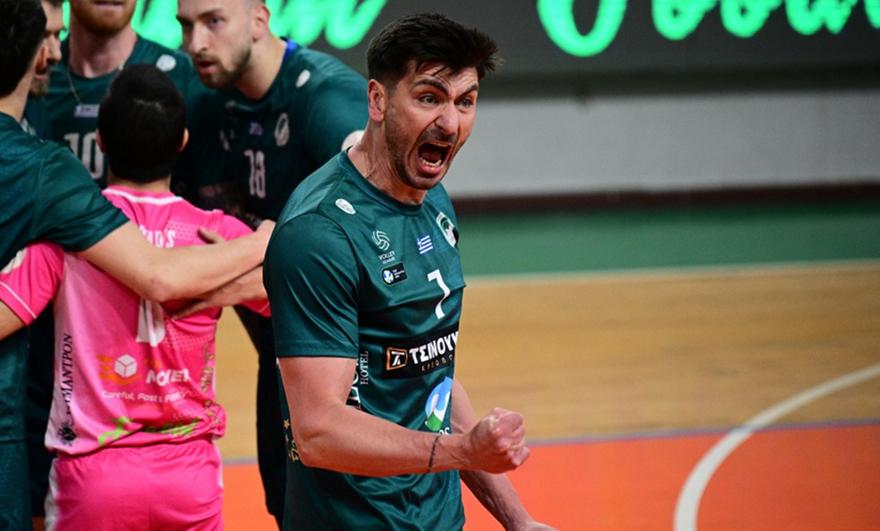 Κυρίαρχος ξανά ο Μίλων, καθάρισε τον ΠΑΟΚ και αγκαλιάζει την πρόκριση στον τελικό