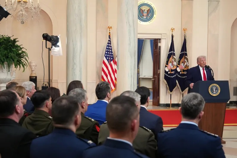 Τραμπ: Βρισκόμαστε στα πρόθυρα του τερματισμού της δυσοίωνης απειλής του Ιράν