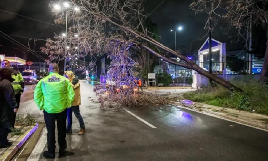 Κακοκαιρία Erminio: Πτώσεις δέντρων και αντλήσεις υδάτων στην Αττική - Σε «RED CODE» πολλές περιοχές της χώρας