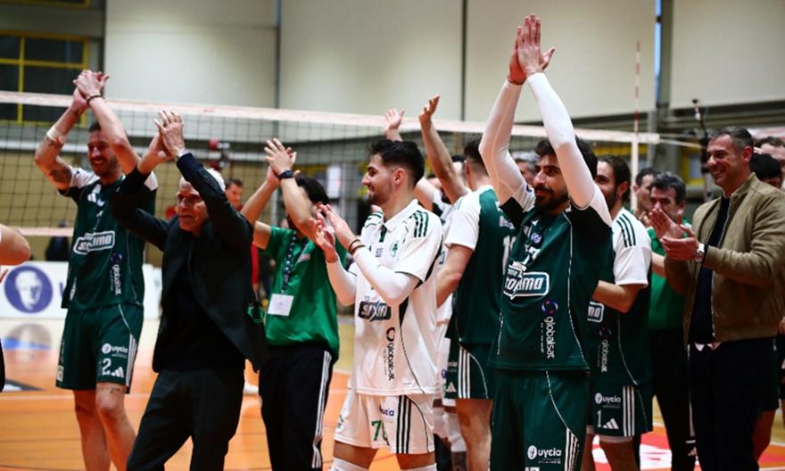 Το «πράσινο» πάρτι στο Μετς μετά την πρόκριση του Παναθηναϊκού στους τελικούς