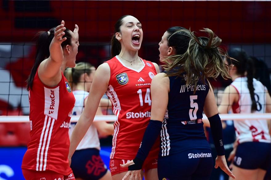 Volley League Γυναικών: Δεν θα γίνουν τα playoffs 5-8, πάει Βαλκανικό Κύπελλο ο Ολυμπιακός