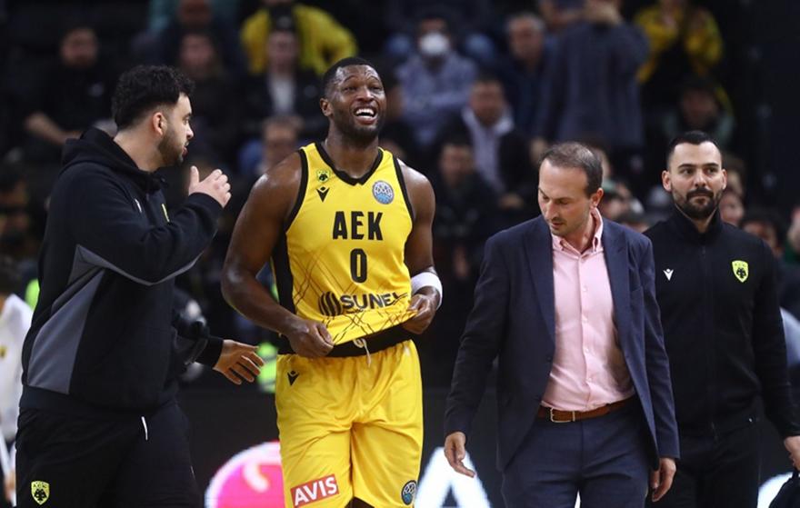 ΑΕΚ: Χωρίς Γκρέι με Άρη, αμφίβολος και για το Game 2 με Μπανταλόνα