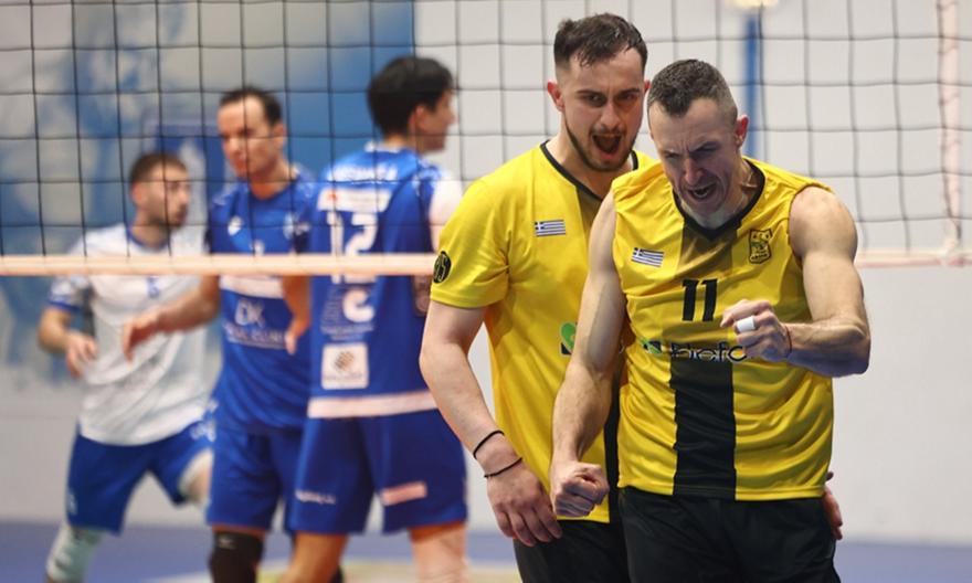 Πολεμιστής Άρης, τούμπαρε τον Ηρακλή και επέστρεψε στη Novibet Volley League μετά από 10 χρόνια!