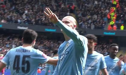 Το πάρτι του Χάαλαντ κόντρα στη Λίβερπουλ: Χατ-τρικ από τον Νορβηγό που υπογράφει την πρόκριση