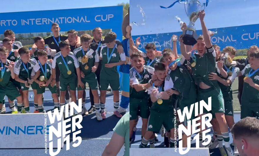 Θριάμβευσε στο Πόρτο η Κ-15 του Παναθηναϊκού, κατακτώντας τίτλο σε τουρνουά!