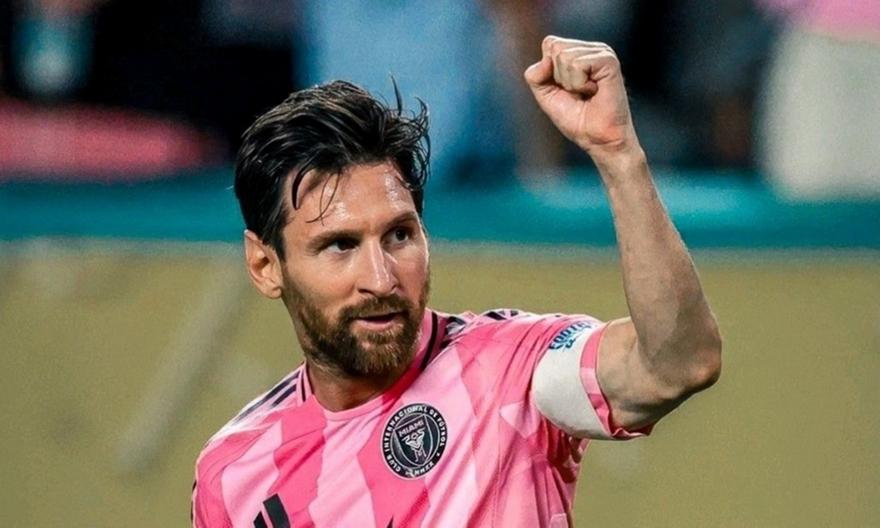 Ο Μέσι έκανε... ποδαρικό με γκολ-κεφαλιά στο νέο γήπεδο της Ίντερ Μαϊάμι