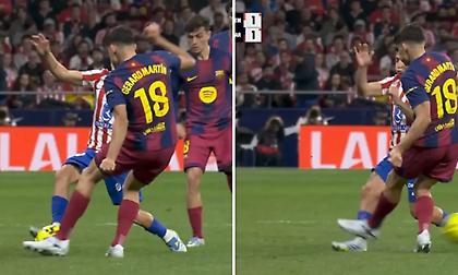 Έντονες διαμαρτυρίες από Ατλέτικο για τη μη αποβολή του Μαρτίν-Τι αποκάλυψαν οι συνομιλίες με VAR