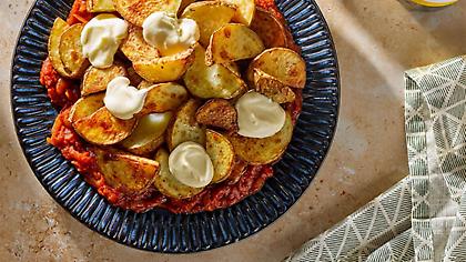 Πατάτες bravas στο air fryer